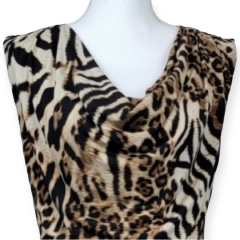 MSK Animal Print Mini Dress - Picture 9 of 9